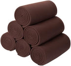 Fleece Throw Blankets Bulk Fleece Blankets Solid Wholesale Lightweight Warm Soft for Pet Bed Sofa Couch Office Wedding Gifts Travel Seasons 50x60 Inches Pack of 6 Chocolate Brown by SPEICALGLORY