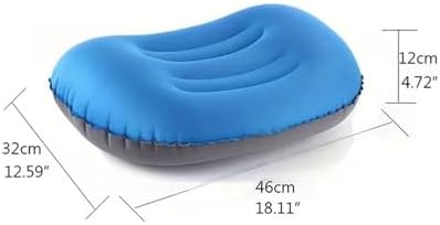 Travel Pillow with Ultralight Inflatable for Neck Lumbar Support Upgrade Backpacking(Blue) - Image 3