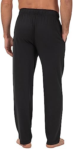Fruit of the Loom Men's Extended Sizes Jersey Knit Sleep Pajama Lounge Pant (1 & 2 Packs) - Image 2
