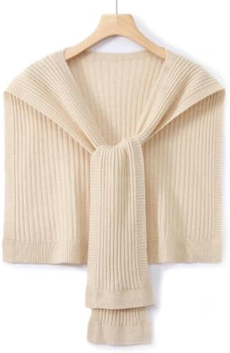 Womens Merino Wool Wrap Shawl Windproof Neck Cover Warm Winter - Image 3