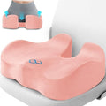 CushyOasis Seat Cushion, Gel Memory Foam Office Chair Cushions, (Pink) by CushyOasis