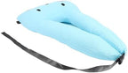 Garosa Car Travel Pillow Neck Support Cushion Soft Chin Headrest Support for Kids Adults Road Trips Blue Cotton 1 Pack Removable Washable Cute Car Shape by Garosa