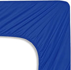 Mocassi Full Sheet Set - Luxury Hotel 1800 Premier Bedding Sheets & Pillowcases - Ultra Soft Breathable & Cooling Bed Sheets - Deep Pocket - Wrinkle Resistant - 4 Piece Set - Full, Imperial Blue - Image 5