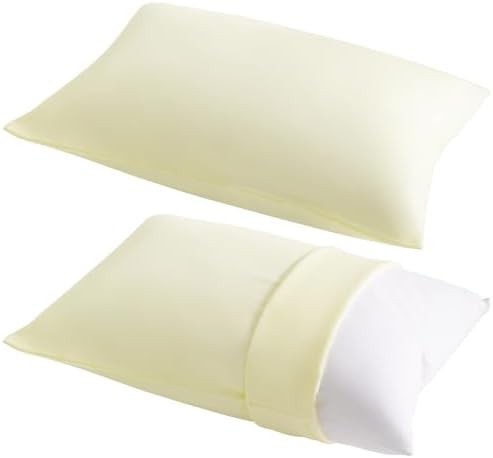 NTBAY Toddler Pillows with Pillowcases Set, 4 Piece 14 x 20, Ivory by NTBAY