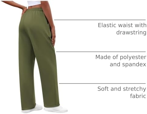 Neer 3 Pack Women's Wide Leg Sweatpants Baggy Pants with Pockets - Image 4