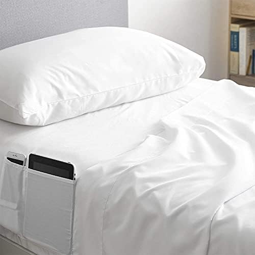 Byourbed Bedside Pocket Sheet Set - Supersoft Alloy Gray (Queen Size Bedding Sheets) - Image 2