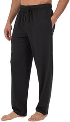 Fruit of the Loom Men's Extended Sizes Jersey Knit Sleep Pajama Lounge Pant (1 & 2 Packs) - Image 4
