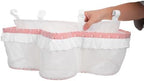 Crib Hanging Organizer Bag, Three Pocket Bedside Storage Caddy - Image 4