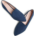 SAILING LU Women's Pointy Toe Ballets Flats PU Leather - Image 2