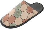 House Slide Slippers Football Pattern Black - Image 4