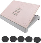 Dpofirs Under Desk Footrest, Standing Rest for Under Height Adjustable Desk, Ergonomic Stool Against Foot Detachable for Home Airplane Office Office (PINK) - Image 6