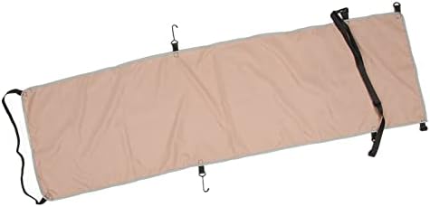 Airplane Footrest and Hammock Cover, Ergonomic Adjustable Foot Rest for Travel with Polyester Material Foldable 55.5 x 16.1 Inches (Khaki) - Image 7