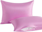 NTBAY Toddler Pillows with Pillowcases Set, 4 Piece 13 x 18, Light Pink by NTBAY