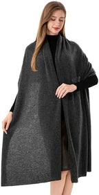 Cashmere Wrap Soft Knitted Scarf Stole for Women Airplane Travel Blanket Shawl 87x28 IN Extra Large Pashmina - Image 3