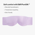 Dore & Rose — Mulberry Silk Sleep Mask for Women & Men, 3D Contour Blackout with cups, Pure Silk Eye Masks for Sleep, Travel Night - Eye Cover, Sleeping Mask, Sleepmask, Eyemask, Pods, Lash Extensions - Image 4