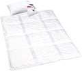 ZPECC Toddler Down Alternative Comforter, 39" x 47", White by ZPECC-ABrandThatHasBeenFocusedOnBeddingFor20Years