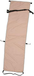Airplane Footrest and Hammock Cover, Ergonomic Adjustable Foot Rest for Travel with Polyester Material Foldable 55.5 x 16.1 Inches (Khaki) - Image 5