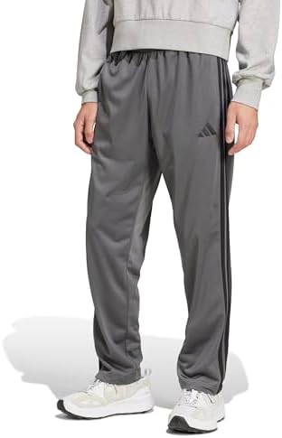 adidas Mens Dayready Open Hem Tracksuit Bottoms Casual - Black by Unknown