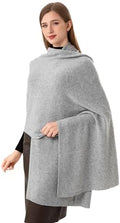 Cashmere Wrap Soft Knitted Scarf Stole for Women Airplane Travel Blanket Shawl 87x28 IN Extra Large Pashmina by Unknown