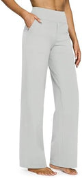 G4Free Yoga Pants for Women Wide Leg Pants with Pockets High Waisted by G4Free