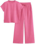 PRETTYGARDEN 2 Piece Sets For Women 2026 Summer Outfits Casual by PRETTYGARDEN