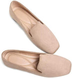 SAILING LU Women's Pointy Toe Ballets Flats PU Leather - Image 2