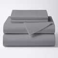 ARlinen Full Sheet Set, 4 Piece Egyptian Cotton, 10-Inch Deep, Light Grey by ARlinen