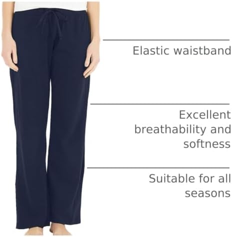 U2SKIIN 2 Pack Pajama Pants for Women Soft, Cotton Comfortable Womens Lounge Lightweight Sleep Pj Bottoms - Image 4