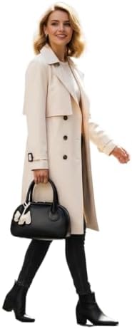 Trendy PU Leather Pillow Bag Bowling Bag for Women - Image 2
