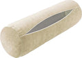 Neck Roll Pillow Case Cover Only - Cervical Pillowcovers with Zipper Cylinder Soft Bolster Pillowcases for Cylindrical Cushion(2,2pcs:38x15cm/15x6) by Unknown
