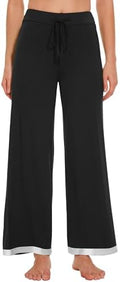 WiWi Bamboo Viscose Pajama Pants for Women Plus Size Cooling Bottoms S-4X by WiWi