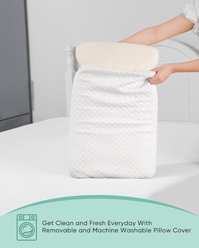 Thin Pillow 2.75" Memory Foam Ultra Slim Pillow for Stomach and Back Sleepers Soft Yet Supportive Flat Stomach Sleeper Pillows - Image 7