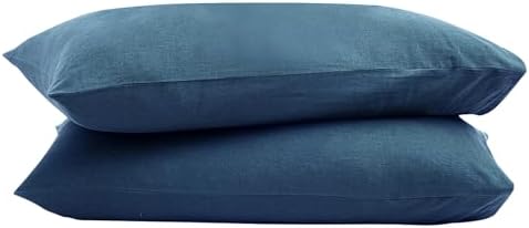100% French Linen Pillowcase Set of 2, Breathable Envelope Closure Soft Linen Pillow Cover,Soft Luxury Hotel & Home Use, Gift - Image 5
