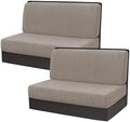 Eco-Ancheng RV Dinette Cushion Covers Seat Covers Camper Cushions Slipcover by Eco-Ancheng