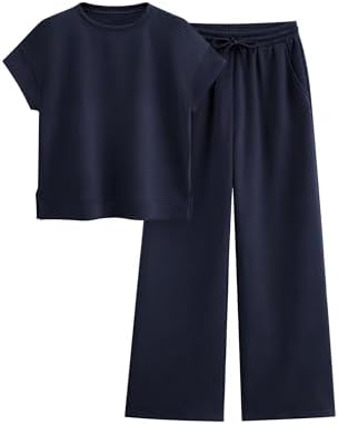 PRETTYGARDEN 2 Piece Sets For Women 2026 Summer Outfits Casual by PRETTYGARDEN