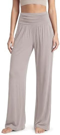 ODODOS Women's Wide Leg Palazzo Lounge Pants with Pockets Light Weight Loose Comfy Casual Pajama Pants-26/28/30"/32" Inseam by ODODOS