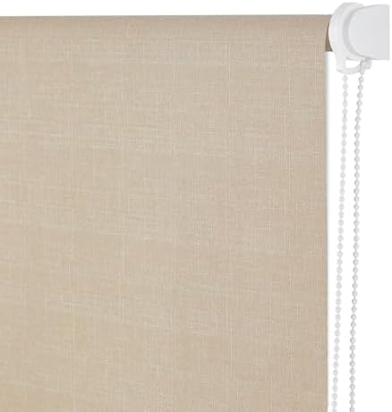 NUTRO CHILL Blackout Roller Shades Blinds for Windows 23" W x 68" L Beige by NUTROCHILL