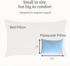 Pipsqueak Travel Pillow - Small, Mini, Tiny - 11 x 7 in, Microfiber - Image 2