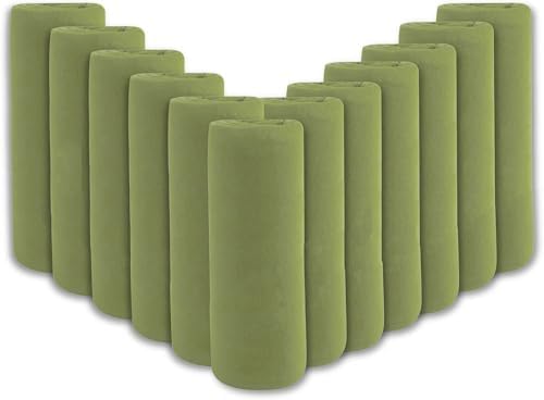 (24 Pack) Bulk Fleece 50x60 Throw Blankets for Wedding Favors, Homeless Women, Men, Homes, Bed, Sofa, Couch, Office, Pet Blankets, Travel | Soft Warm Lightweight Throw Blankets in Bulk (Green) - Image 3