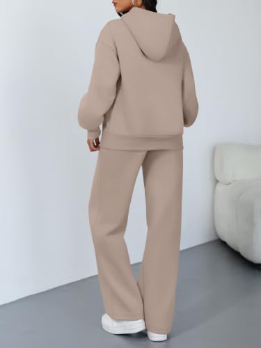 Trendy Queen Womens Oversized Hoodie Wide Leg Pants 2 Piece Lounge Set - Image 4