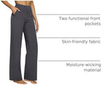 G4Free Yoga Pants for Women Wide Leg Pants with Pockets High Waisted - Image 4