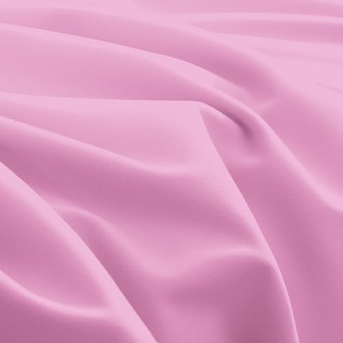 Mocassi King Size 4-Piece Bed Sheet Set - 1800 Premium Hotel Quality Microfiber 18-24 Inches Extra Deep Pocket Fitted Sheet- Luxury Soft, Breathable, Wrinkle, and Fade Resistant, Light Pink - Image 7