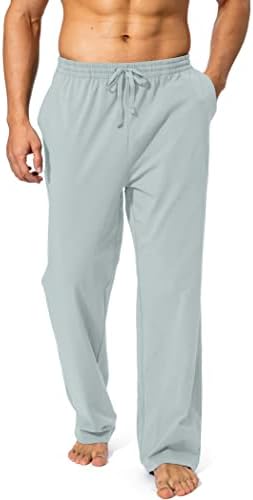 Pudolla Men's Cotton Yoga Sweatpants Athletic Casual Pants with Pockets - Image 2