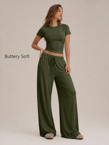 Trendy Queen Women's 2 Piece Matching Summer Lounge Set with Pockets - Image 2