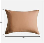 DOZ Pillowcase Set, 100% Viscose derived from Bamboo, Organically Grown, Buttery Soft, Silky, Breathable, Cooling, Oeko-TEX, High GSM, 2-Pack, Envelope Closure (King, Clay) - Image 4