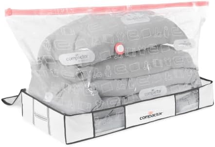 Compactor XL Vacuum Storage Bag & Semi-Rigid Box, Closet Organizer, 190L by Compactor
