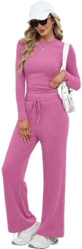 RUMIA Lounge Sets for Women Fall Outfits Sweater Cozy 2 Piece(S-2XL) - Image 2