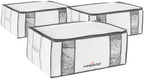 Compactor XXL 3 Vacuum Storage Bag & 3 Semi-Rigid Box, Closet Organizer, 210L by Compactor