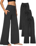 Showitty Wide Leg Pants for Women with Pockets, High Waist Yoga Lounge by Showitty