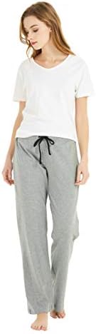 U2SKIIN 2 Pack Pajama Pants for Women Soft, Cotton Comfortable Womens Lounge Lightweight Sleep Pj Bottoms - Image 3
